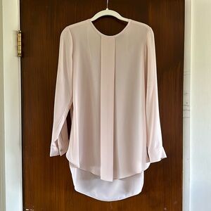 Vince Camuto tunic blouse in blush pink